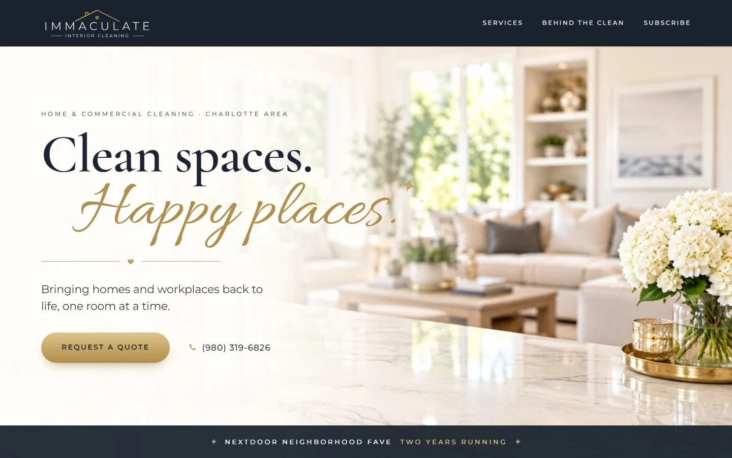 The first screen of design 2, Happy Places