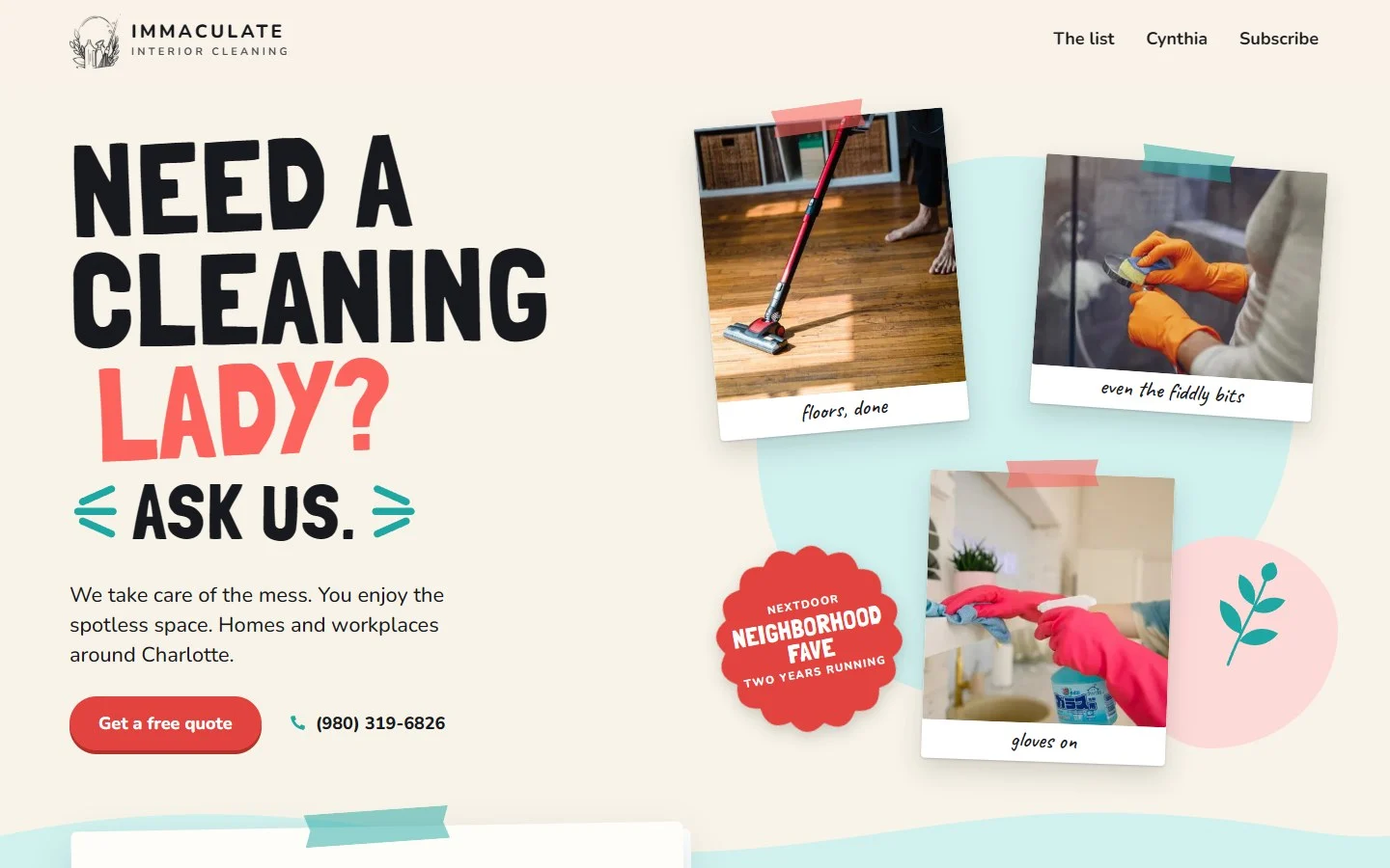 The first screen of design 3, Ask Us